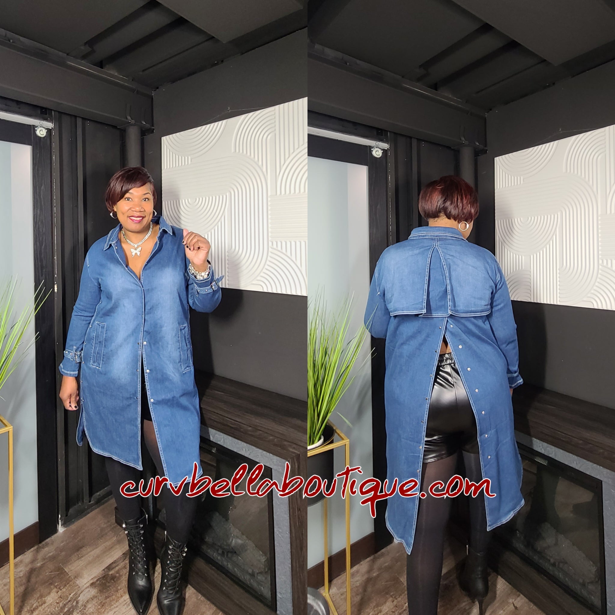 Simply Sassy Denim Jacket Dress
