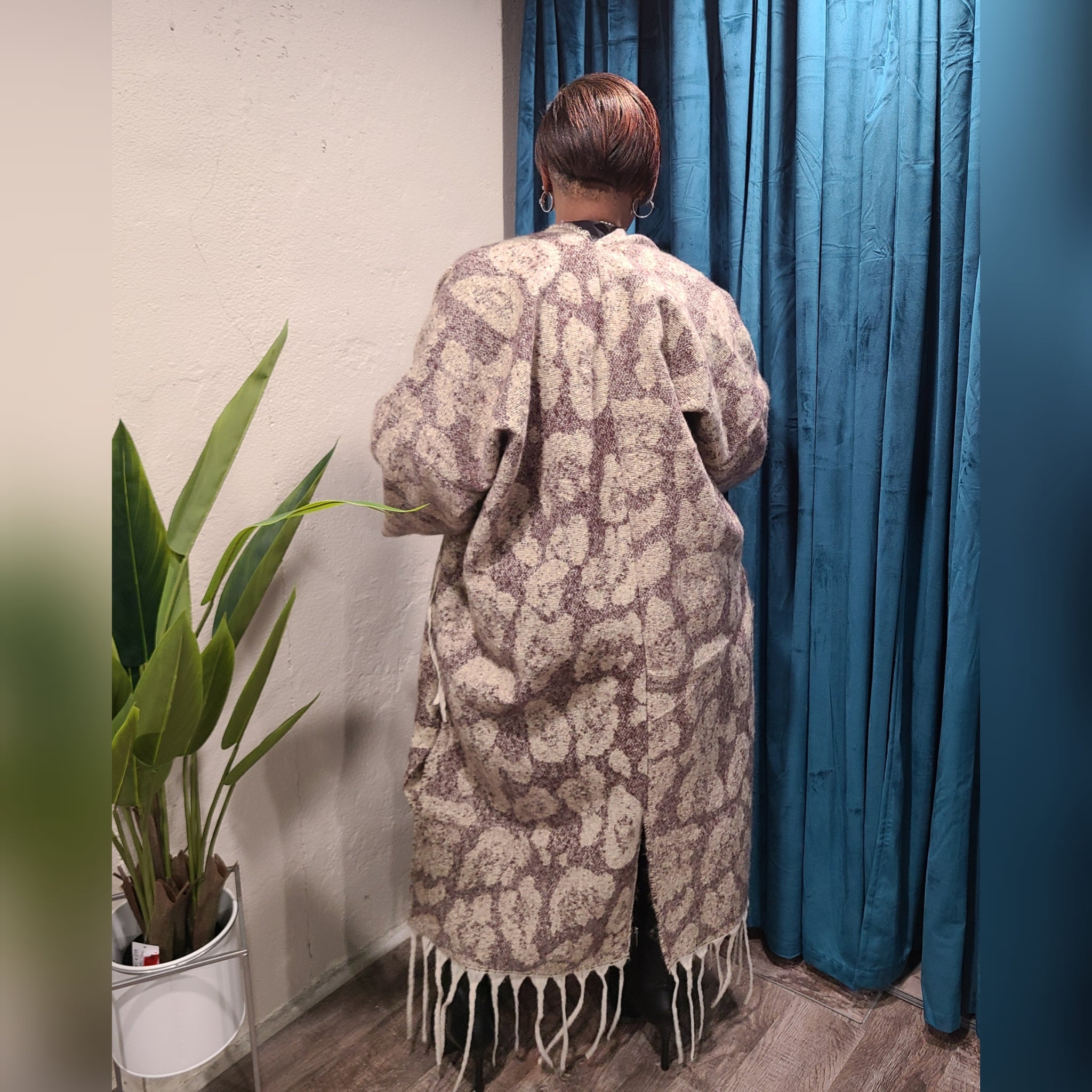 Brown Tiffany Kimono