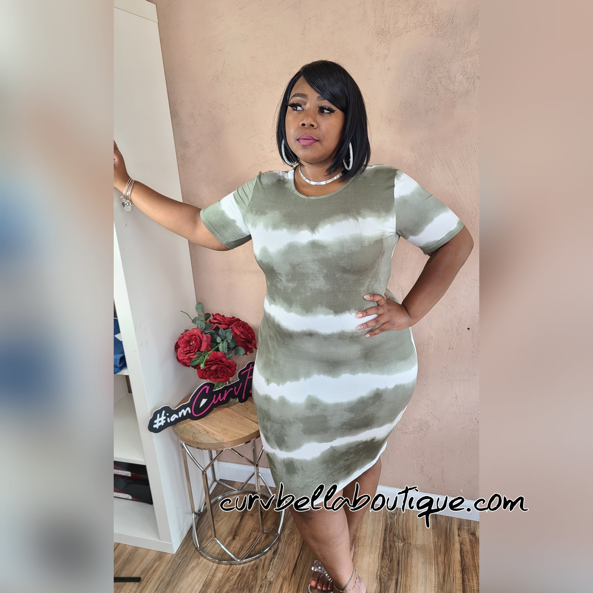 Island Blues Ombre Midi